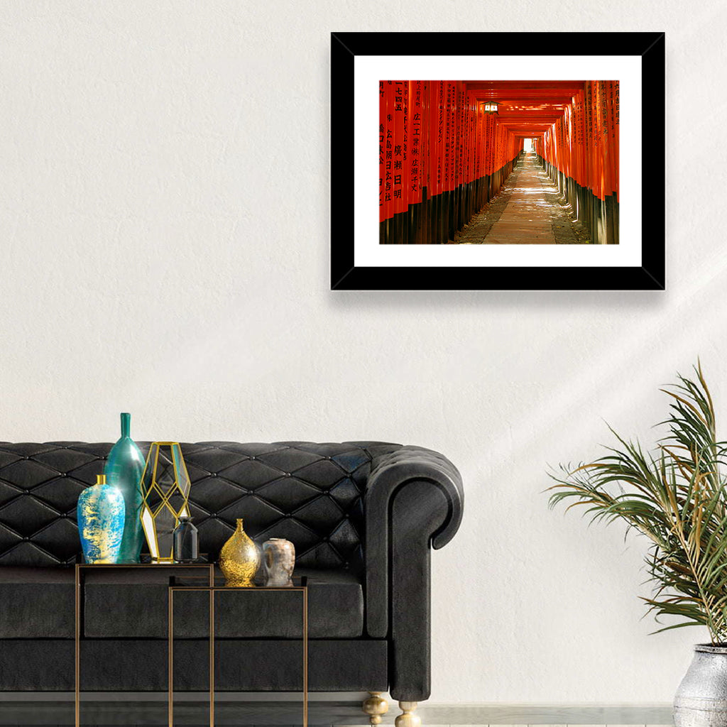 Fushimi Inari Torii Tunnel Wall Art