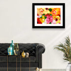 Vibrant Hibiscus Close-up Wall Art