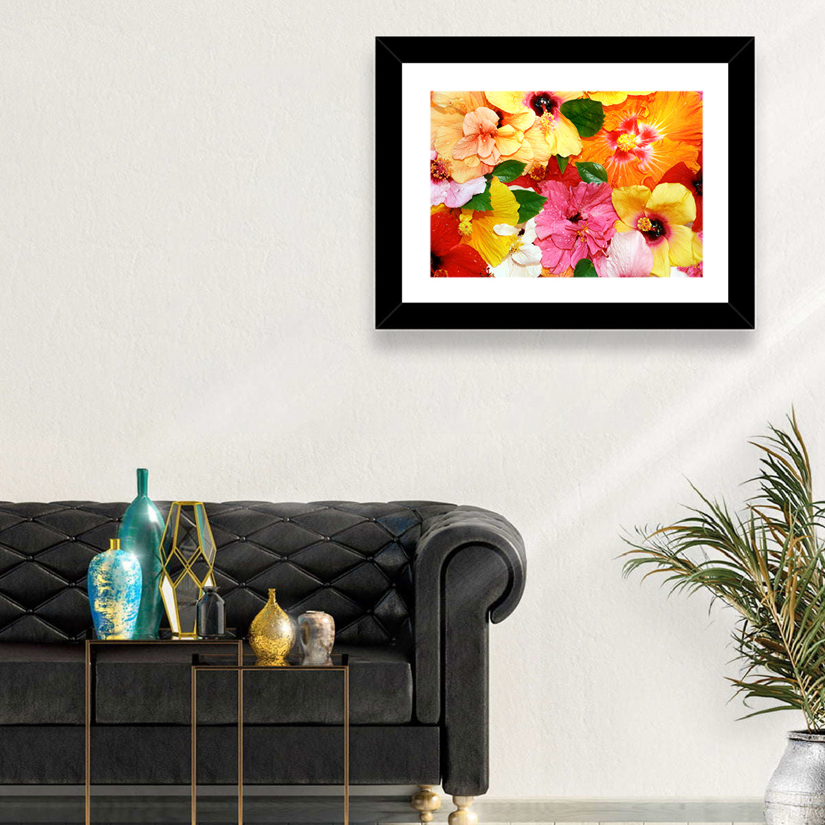Vibrant Hibiscus Close-up Wall Art
