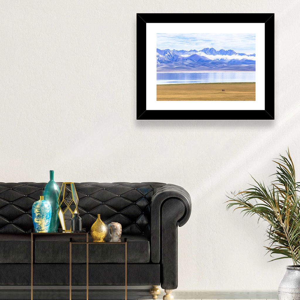 Song Kul Lake Silhouettes Wall Art