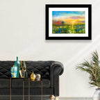 Sunset Wildflower Meadow Wall Art