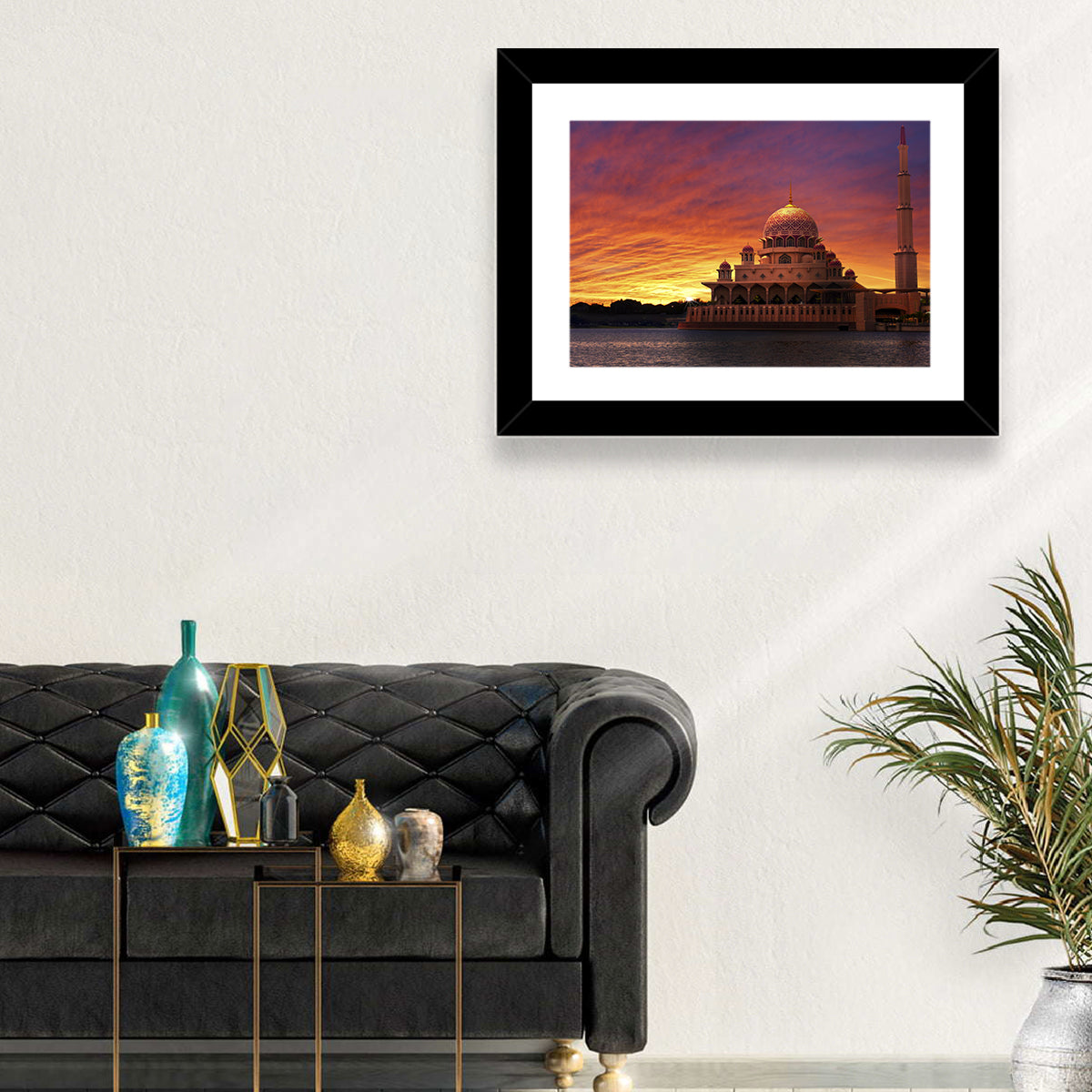 Putra Mosque at Sunset Wall Art