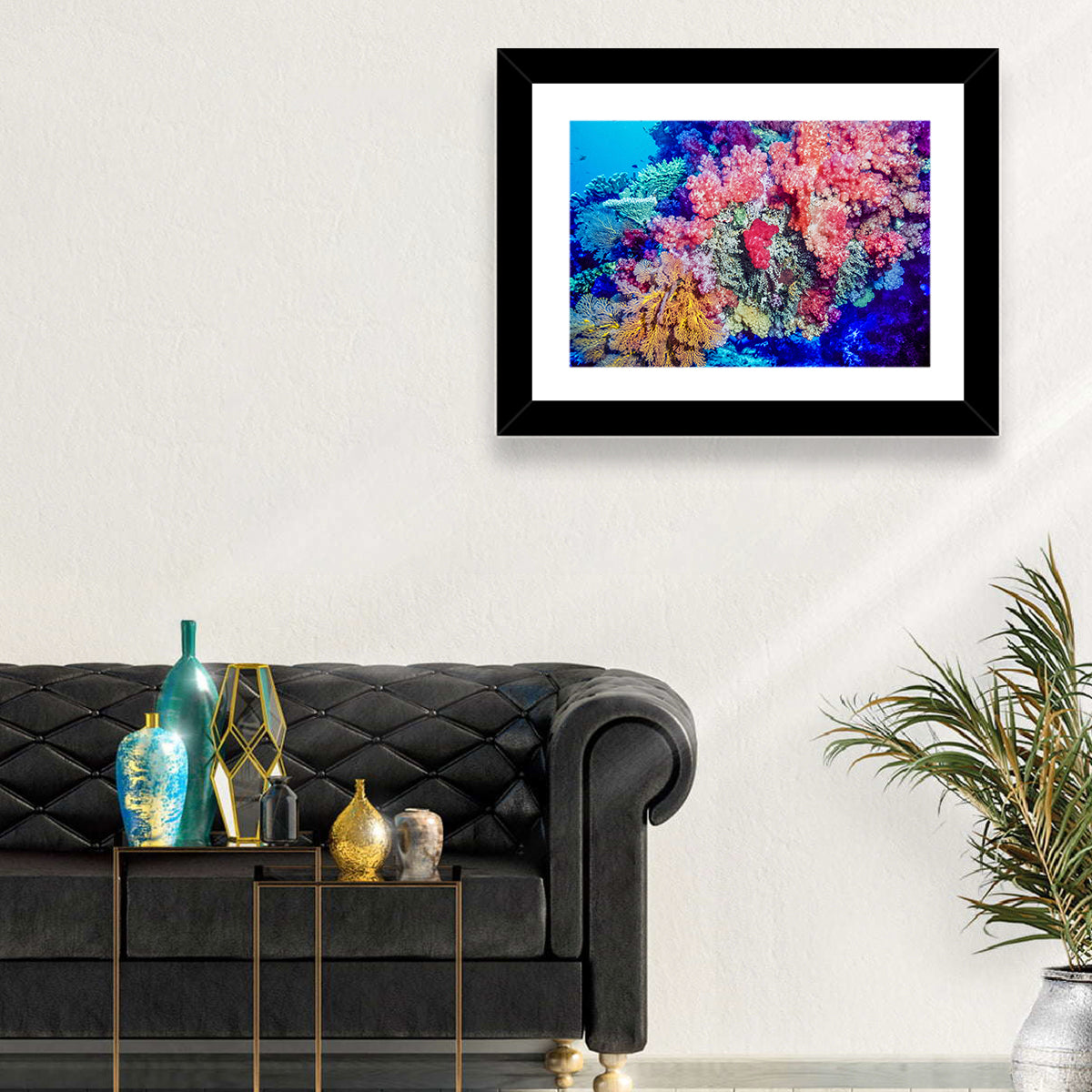 Vibrant Coral Reef Wall Art