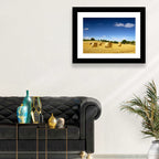 Late Summer Straw Bales Wall Art
