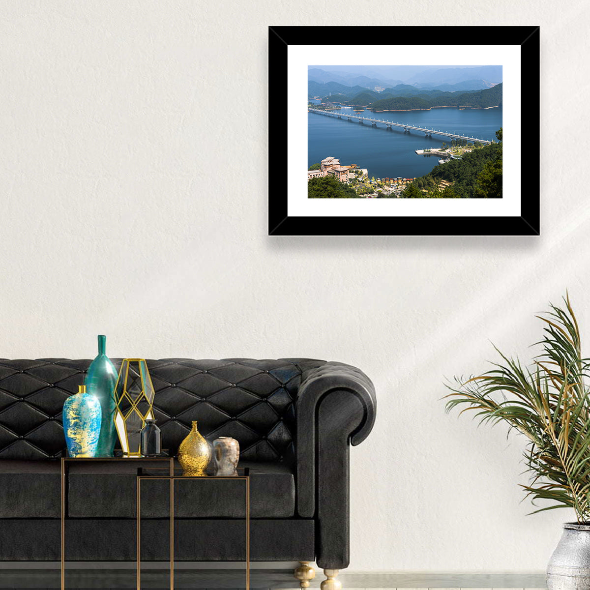 Qiandao Lake Bridge View Wall Art