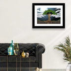 Moonlit Lovers Tree Wall Art
