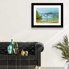 Ban Gioc Waterfalls Misty Morning Wall Art