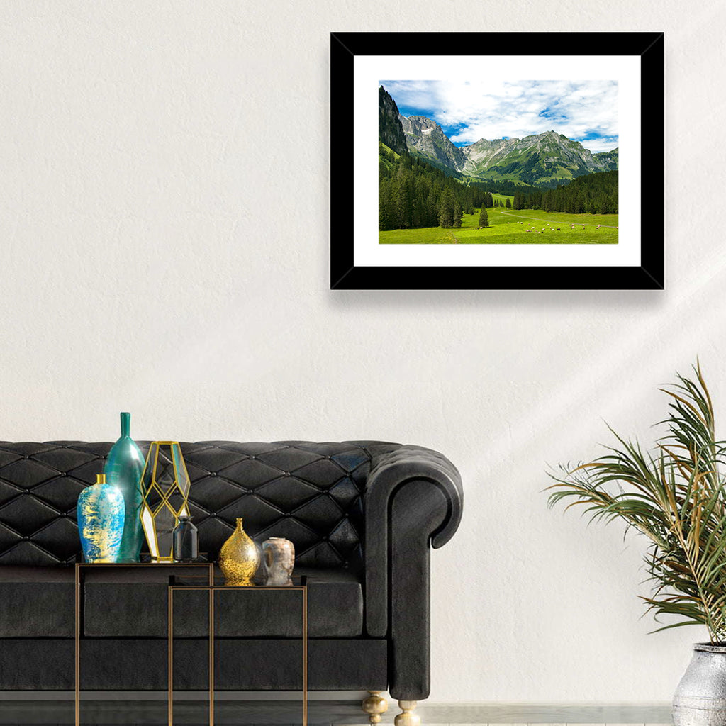 Arnibach Valley Summer Meadow Wall Art