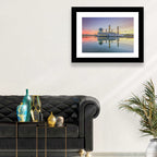 Kota Kinabalu City Mosque at Sunrise Wall Art