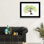 Weeping Willow Watercolor Sketch Wall Art