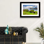 Saksun Village Landscape Wall Art