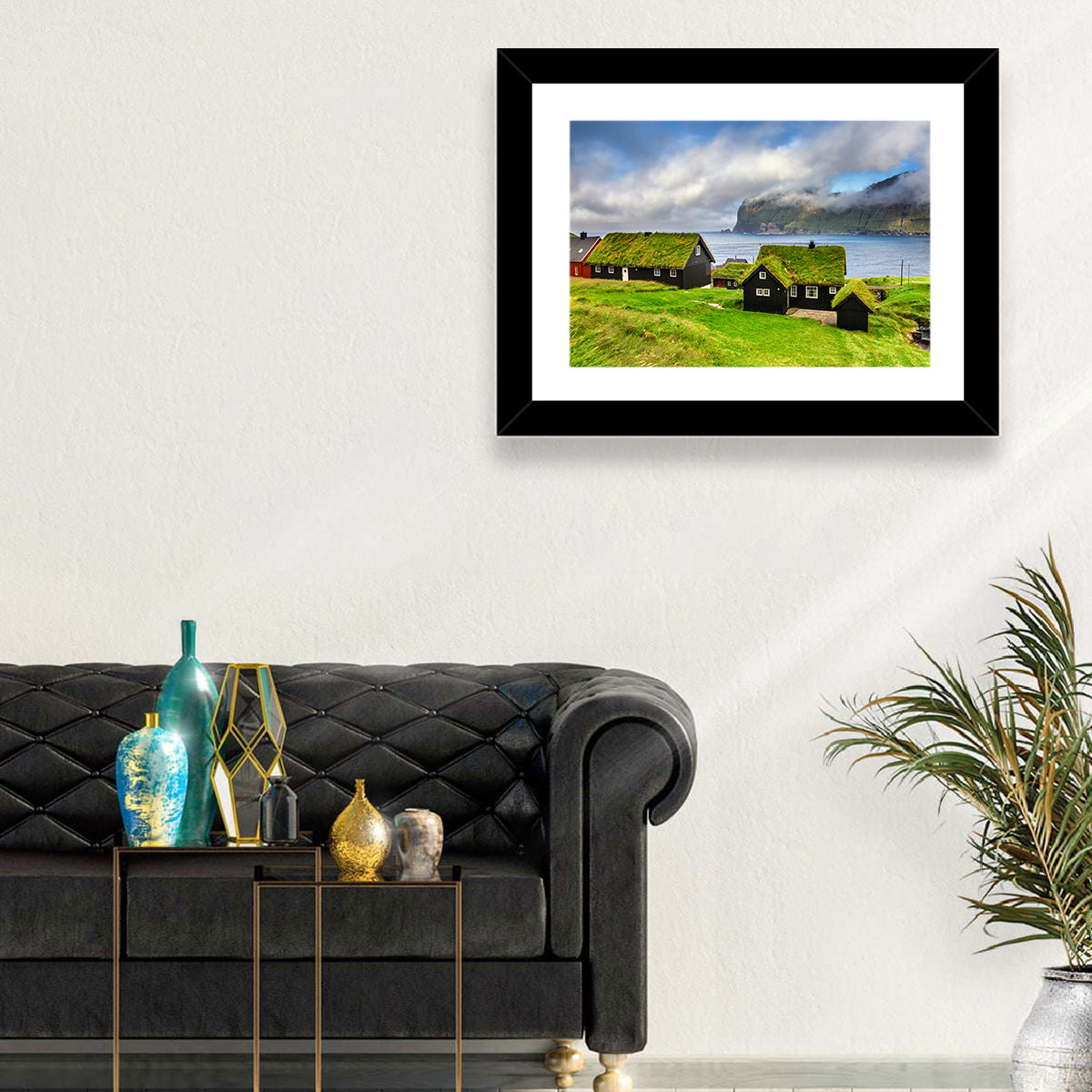 Saksun Village Landscape Wall Art