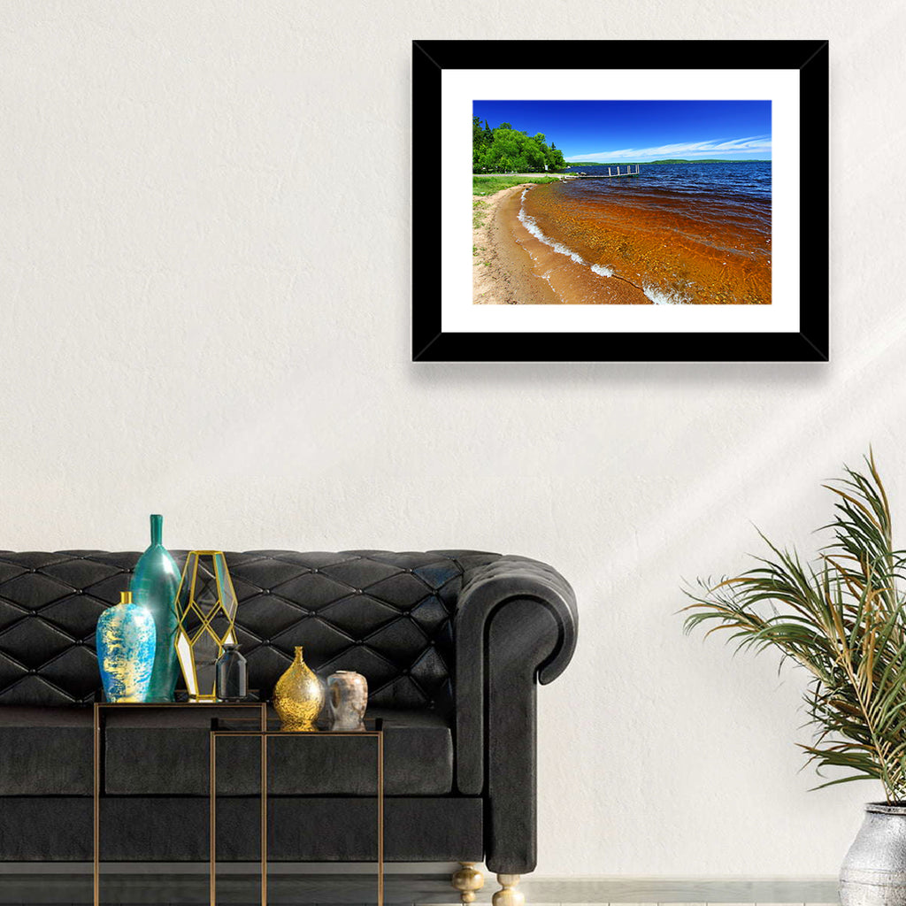 Lake Gogebic Sunny Shoreline Wall Art