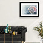 Winter Gerbera with Golden Script Wall Art
