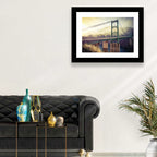 Bridge Over Lake Oroville Wall Art