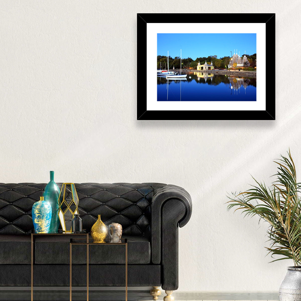 Lake Harriet, Minneapolis Wall Art in a room, landscape