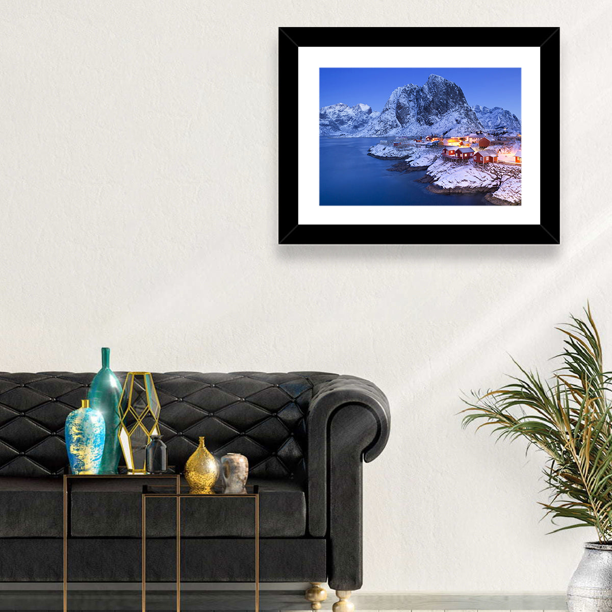 Lofoten in Winter Wall Art