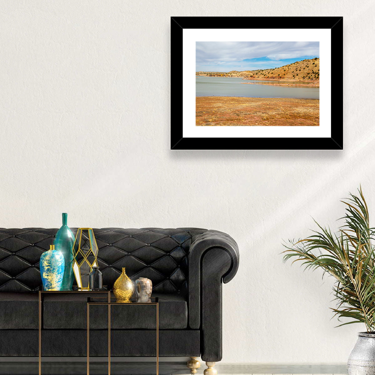 Lyman Lake Arizona Wall Art in a room, landscape