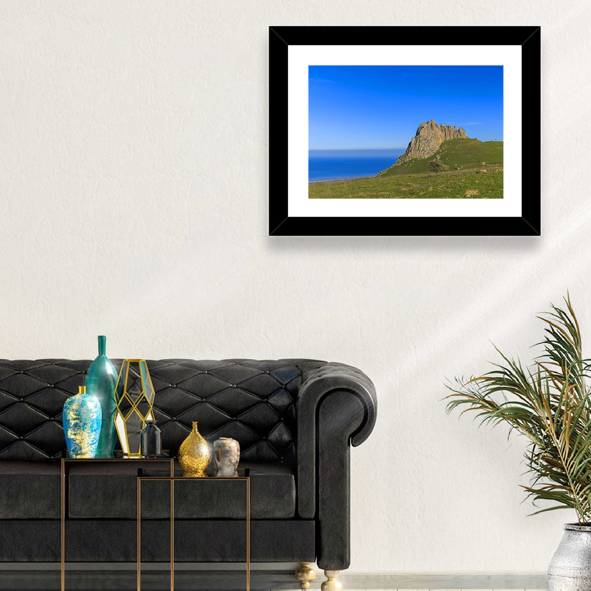 Beshbarmak Mountain Wall Art in a room, landscape
