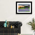 Willamette Valley Barn at Sunset Wall Art