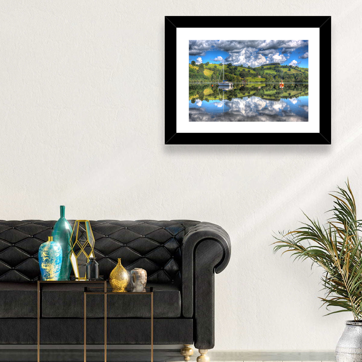 Sailboats on Ullswater Wall Art