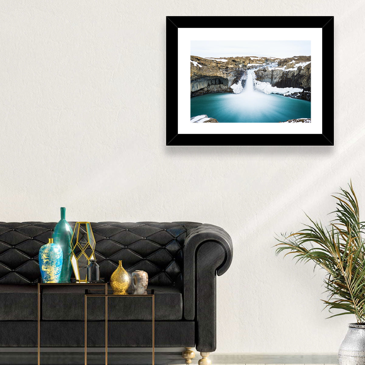 Aldeyjarfoss Basalt Waterfall Wall Art