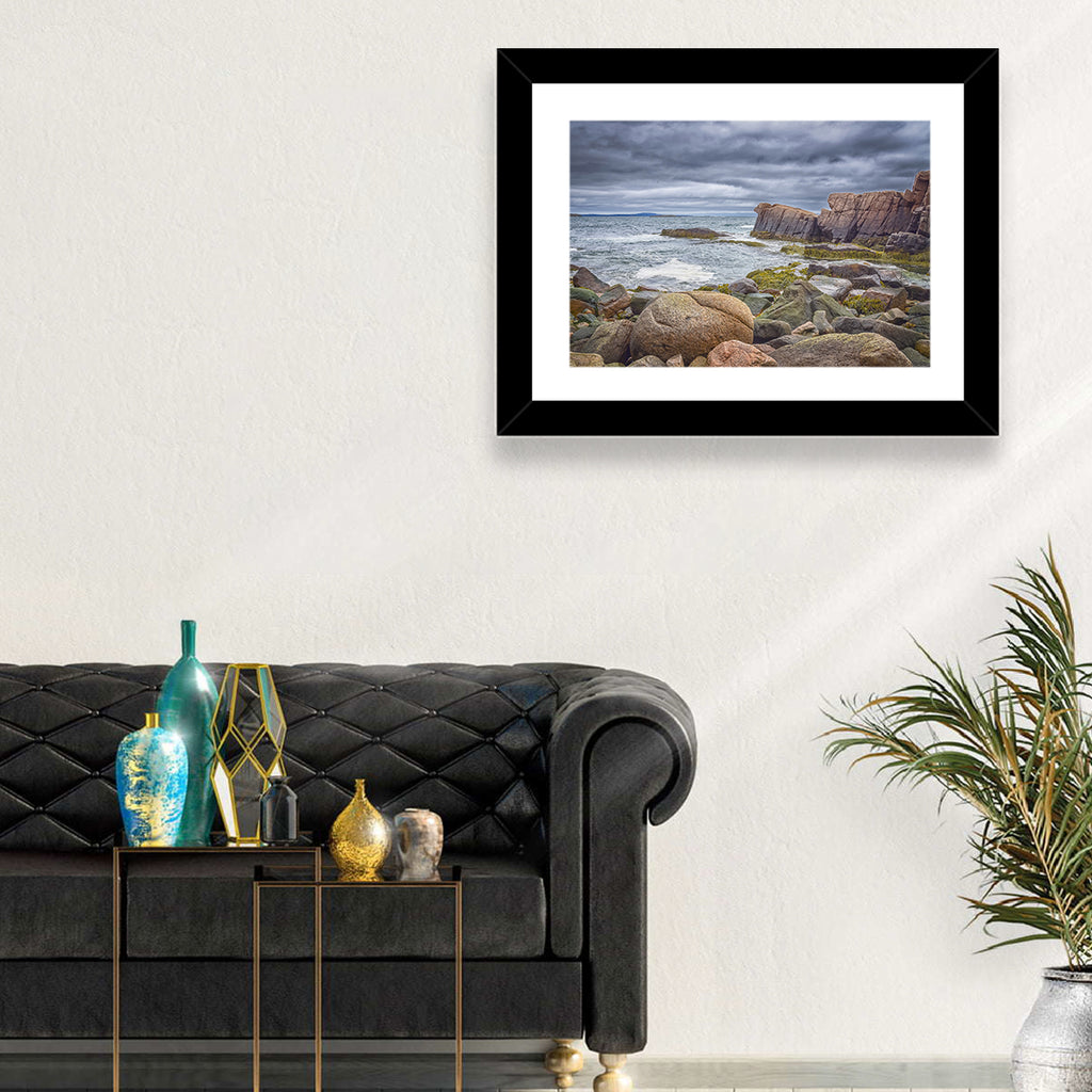 Bar Harbor Rocky Coastline Wall Art