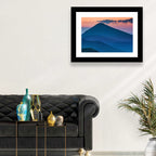 Twilight Mountain Range Wall Art