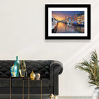 Nyhavn Canal at Sunset Wall Art