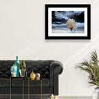 Infrared Winter Willow Tree Wall Art