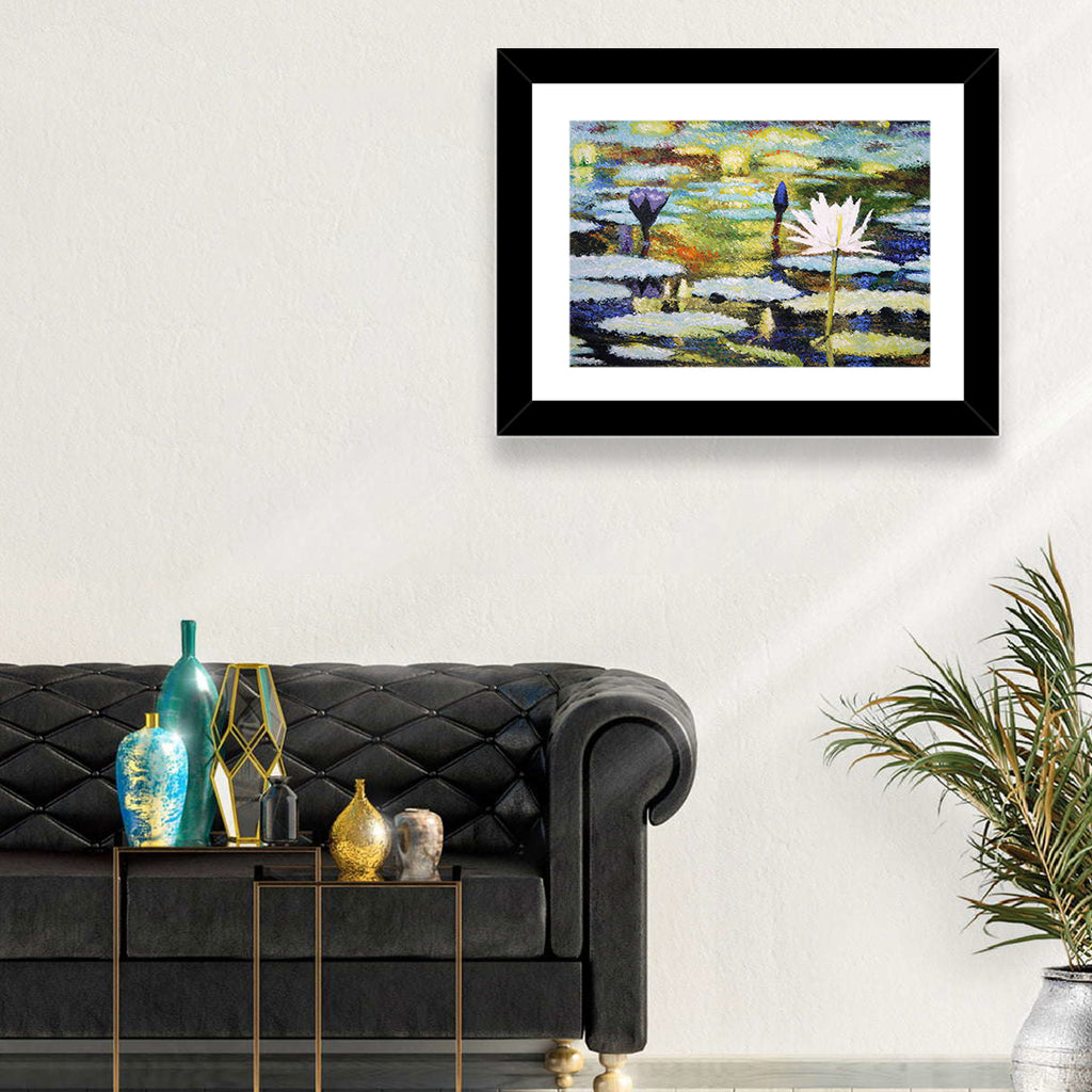 Impressionist Water Lilies Study Wall Art