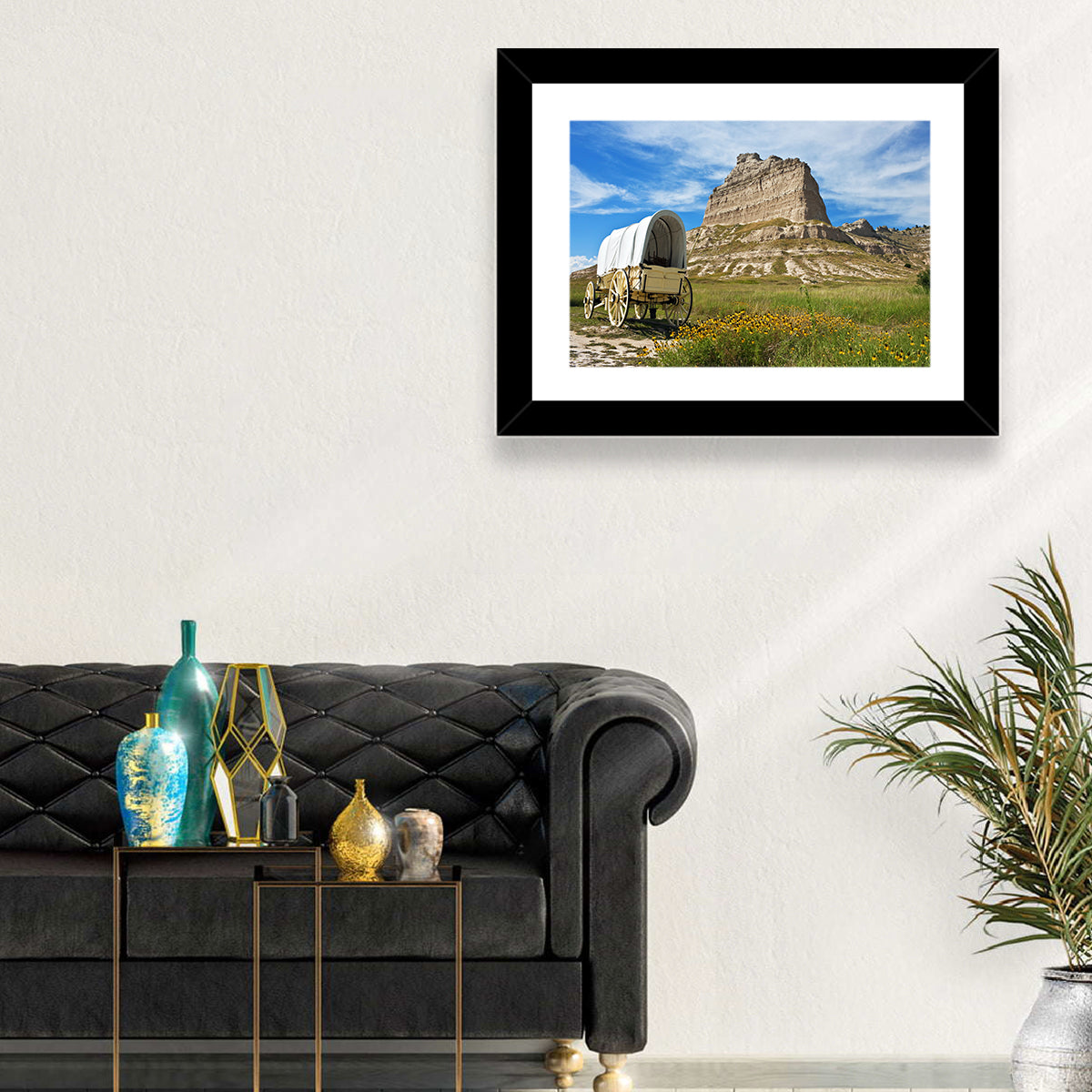 Scotts Bluff National Monument Wall Art in a room, landscape