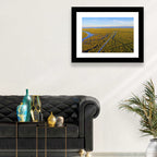 Delaware Bay Marshland Aerial Wall Art