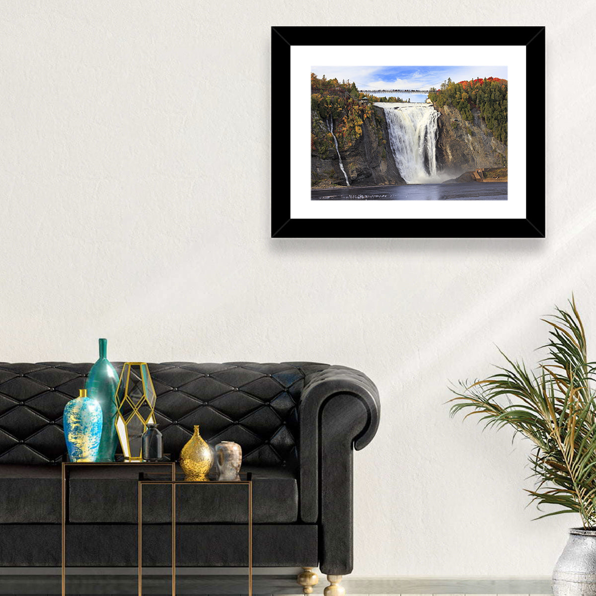 Montmorency Falls, Quebec Wall Art in a room, landscape