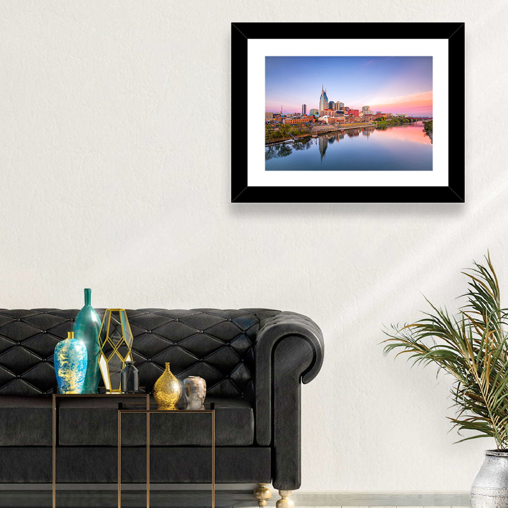 Nashville Skyline at Dusk Wall Art