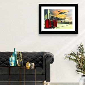 Airport Terminal Travel Concept Wall Art