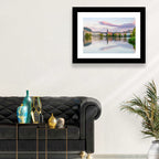 Copenhagen Lake at Sunset Wall Art
