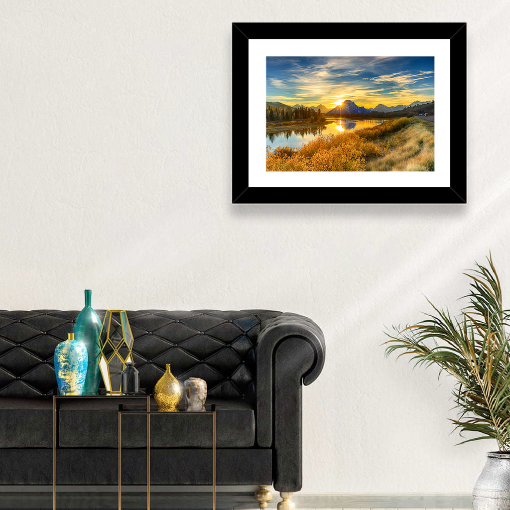 Oxbow Bend Sunrise Wall Art