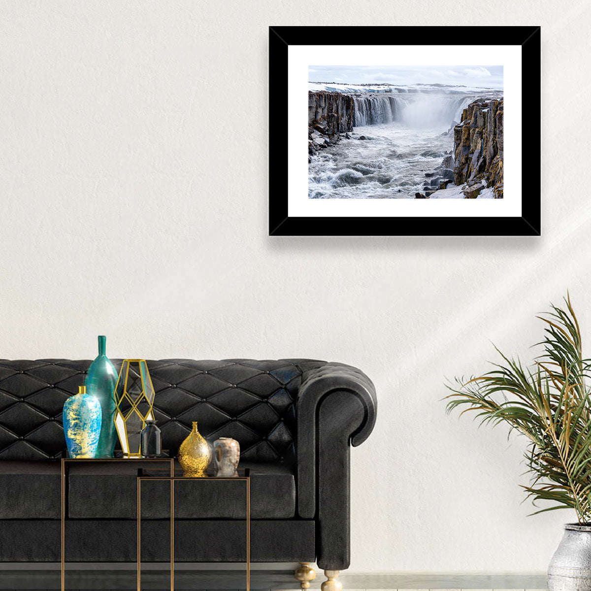 Selfoss Waterfall Wall Art