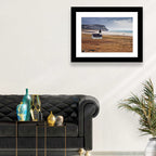 Icelandic Church with Dark Steeple Wall Art