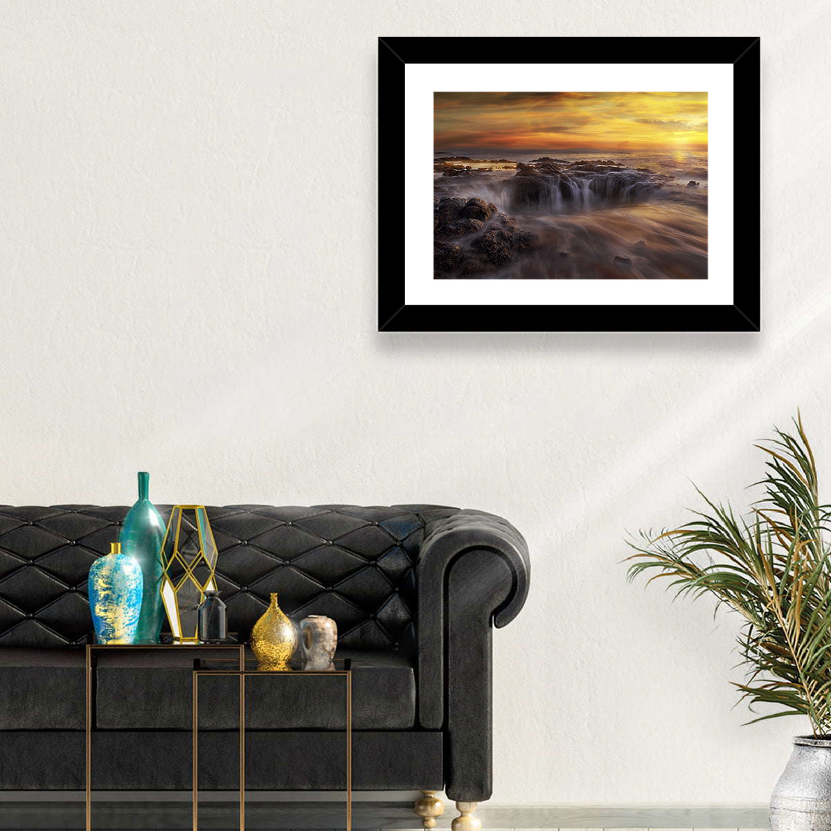 Thors Well at Cooks Chasm Sunset Wall Art