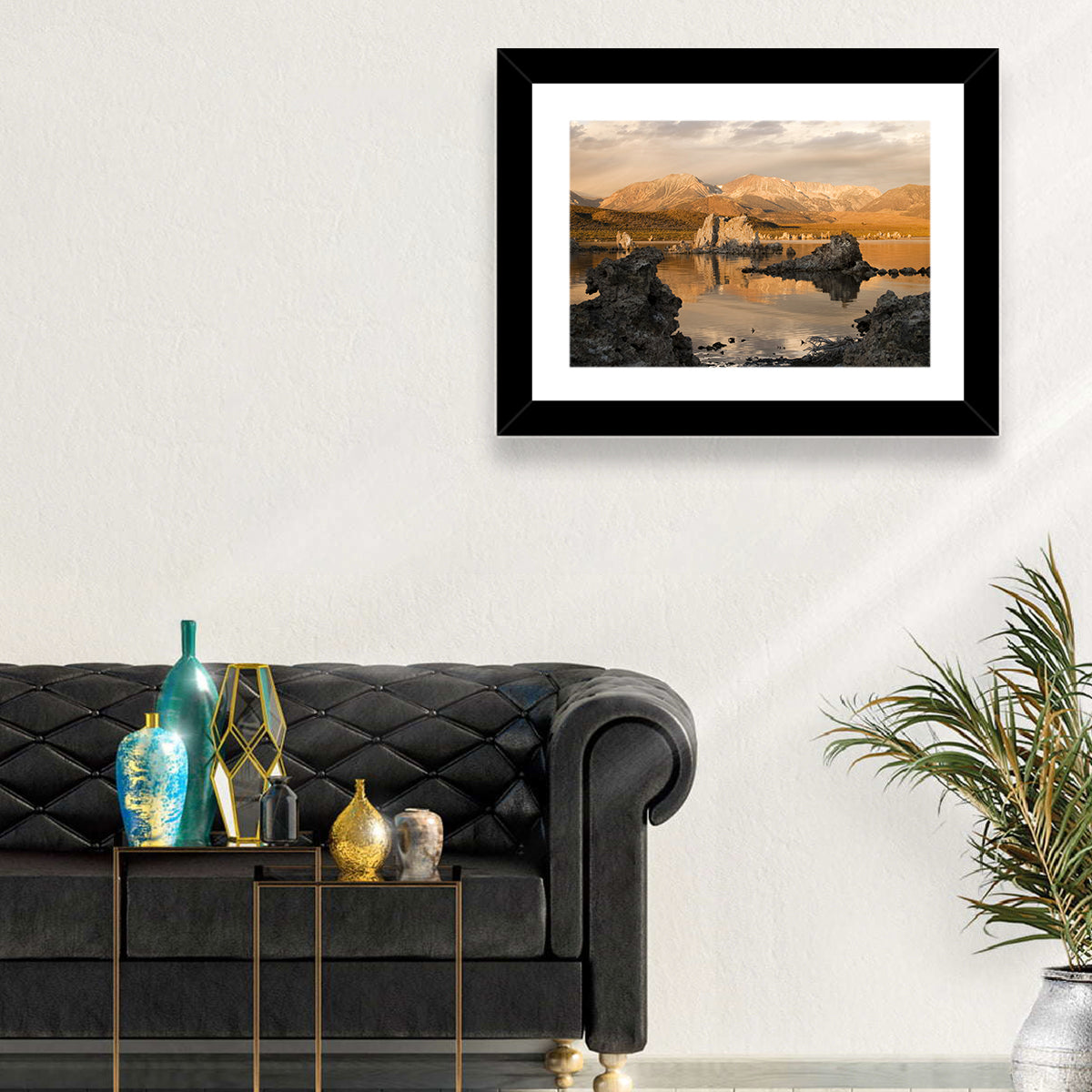 Mono Lake Tufa at Golden Hour Wall Art