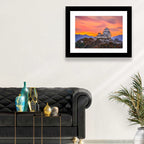 Himeji Castle at Sunrise Wall Art