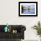 Autumn Morning at Chittenden Lake, Vermont Wall Art