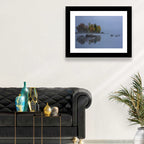 Morning Mist Over Chittenden Lake Wall Art