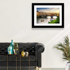 Ponte Vecchio at Golden Hour Wall Art