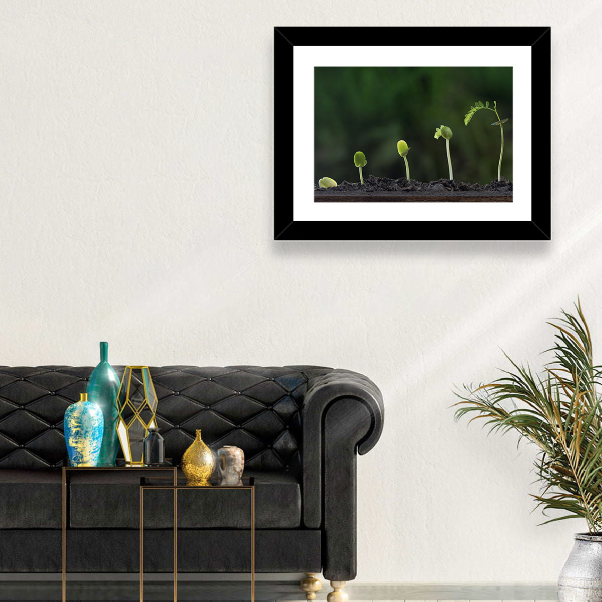 Five-stage Plant Growth Wall Art