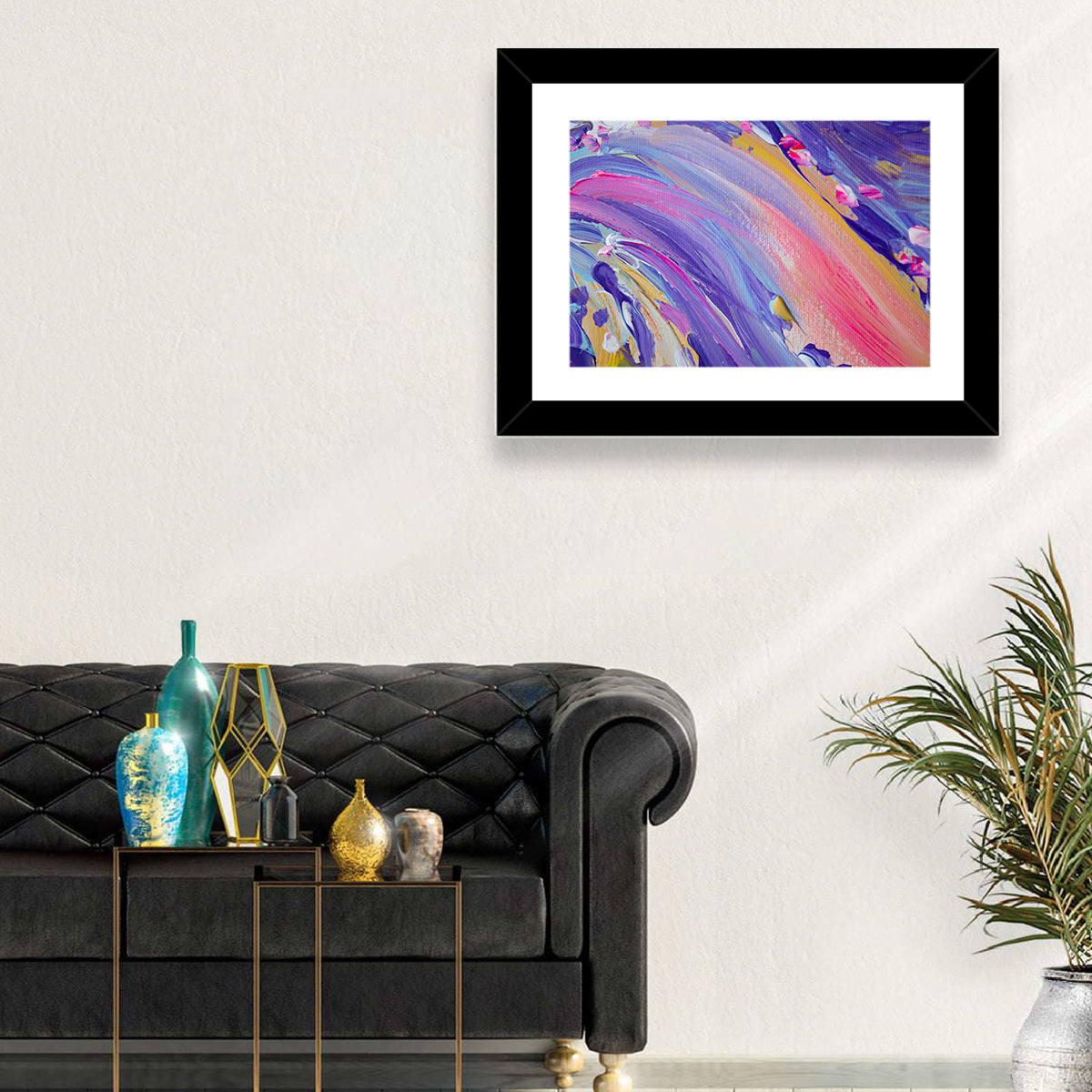 Sliding Hill Brushstrokes Wall Art