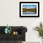 Island Lake Reflection, Montana Wall Art