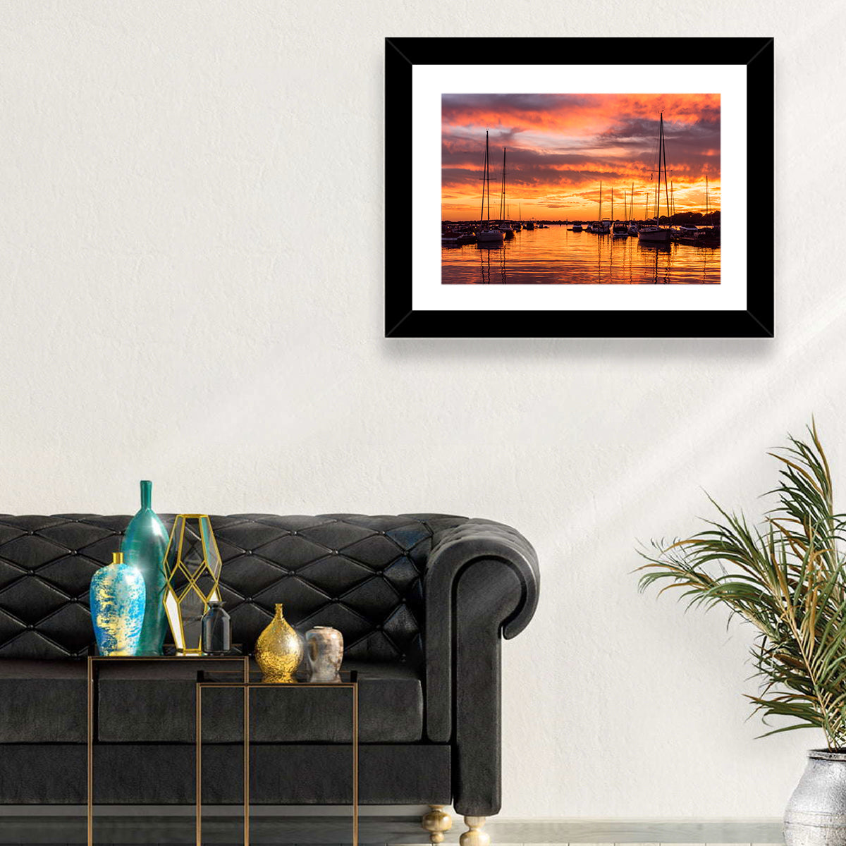 Lake Norman Harbor Sunset Wall Art